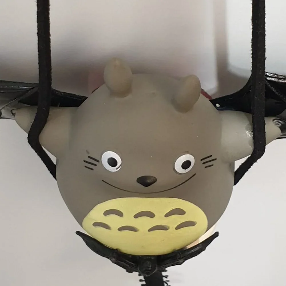 Totoro Gothic Bat Hanger Car Ornament Charm Wall Door Decor Halloween Accessory